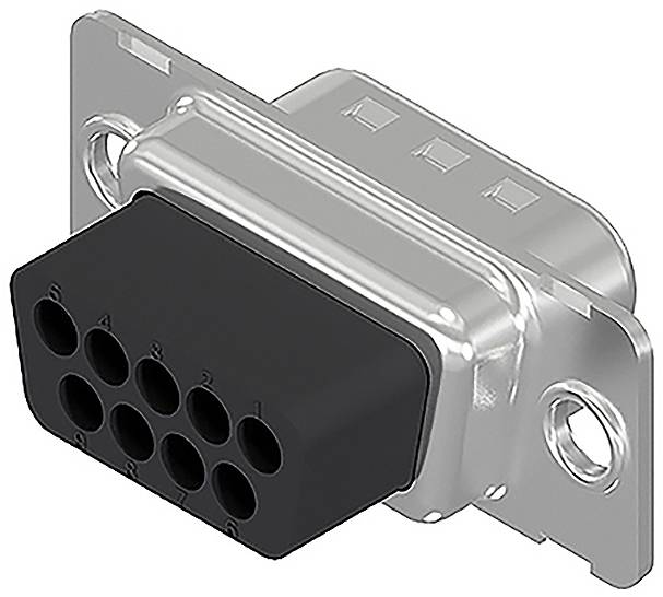 Conec 163X10019X 163X10019X Connecteur SUB-D Nombre de pôles: 9 serti