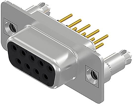 Conec 164A16569X 164A16569X Embase SUB-D femelle Nombre de pôles: 9 pin à souder