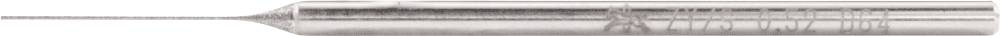 PFERD 36061222 Aiguille diamant cyl. Ø de tige de 0,42 mm Ø 3 mm D46 (fin) pour le ponçage de trous/rayons Diamètre 0.42 mm
