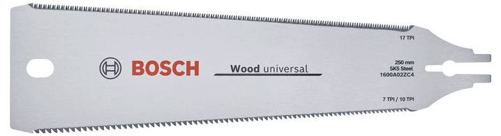 Bosch Home and Garden 1600A02ZB9 Outils à main lame de scie japonaise Ryoba 250 mm Longueur lame de scie 250 mm
