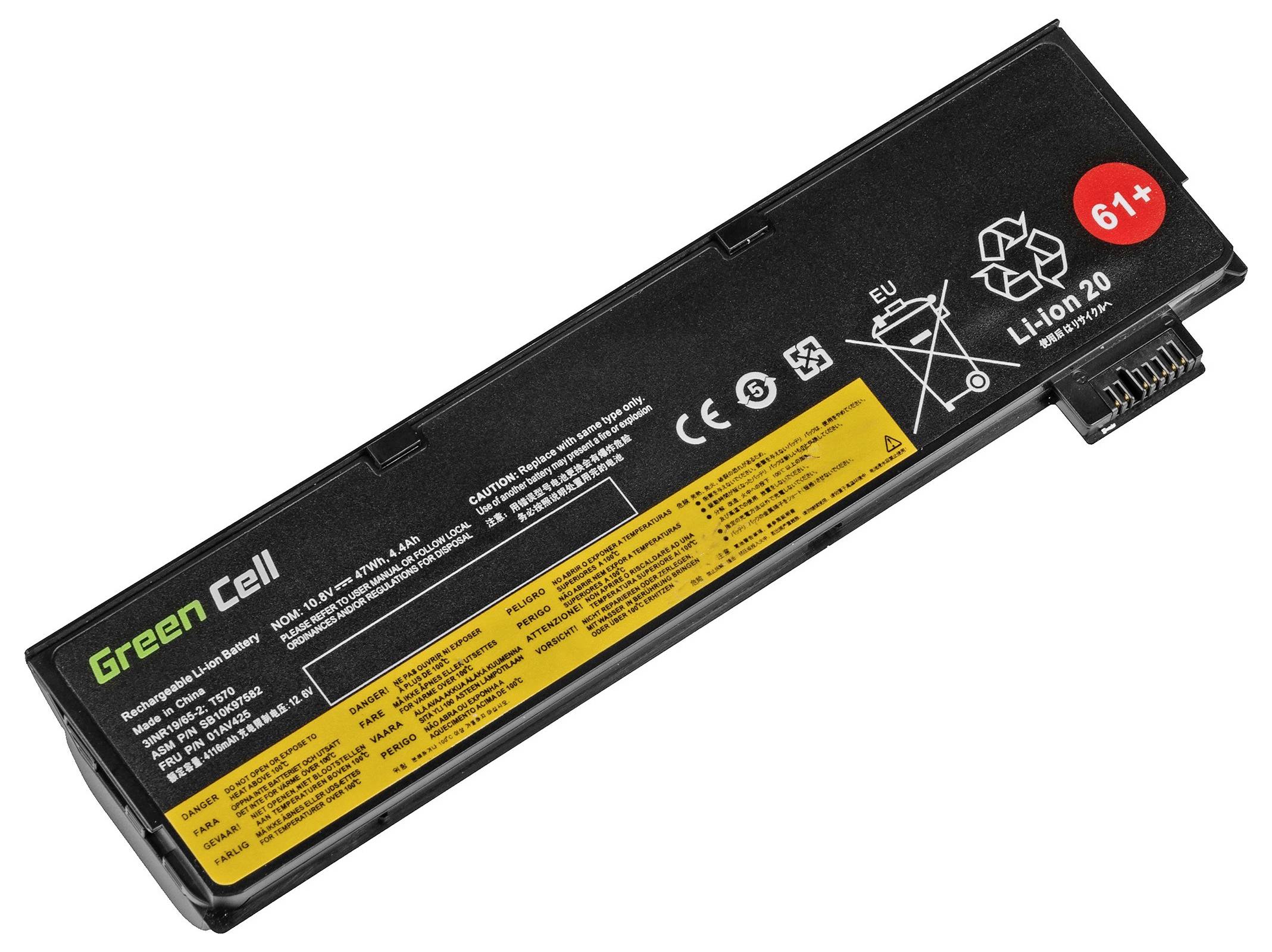 Green Cell Batterie d'ordinateur portable 10.8 V 4400 mAh Lenovo