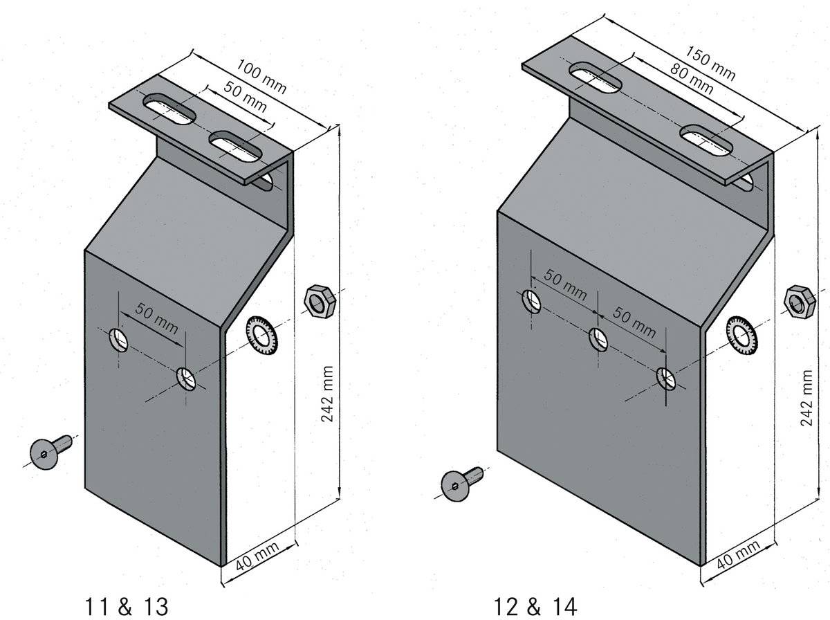 LAPP MONTAGEPLATTEN MP 14 Accessoire de fixation 52026034 1 pc(s)