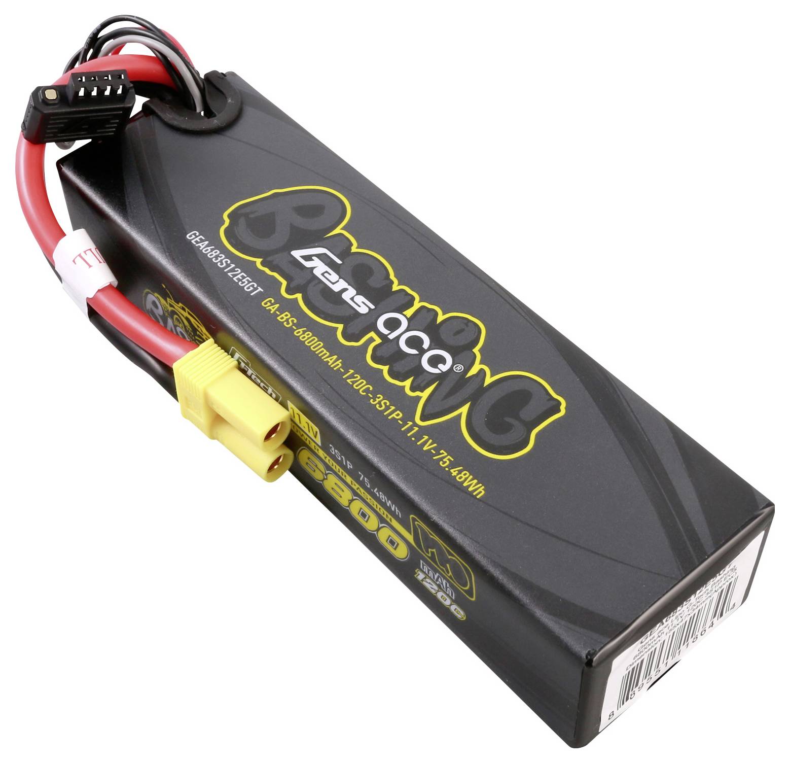 Gens ace Pack de batterie (LiPo) 11.1 V 6800 mAh hardcase EC5