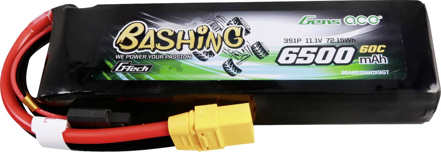 Gens ace Pack de batterie (LiPo) 11.1 V 6500 mAh hardcase XT90