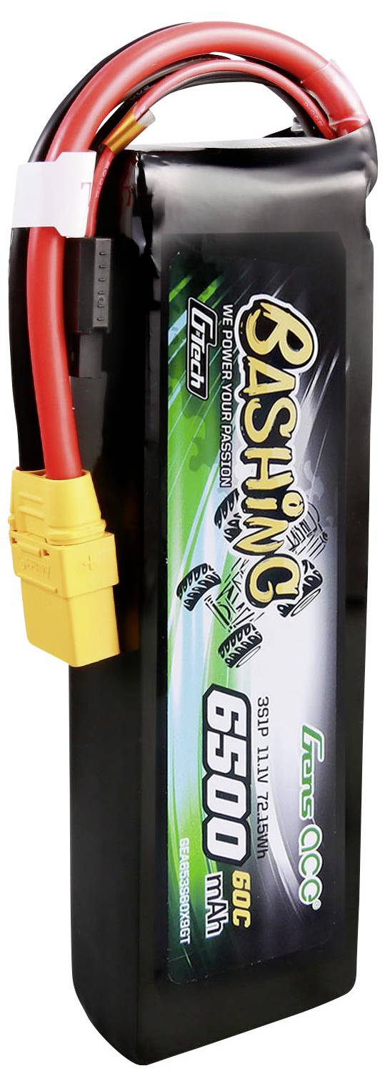Gens ace Pack de batterie (LiPo) 11.1 V 6500 mAh hardcase XT90