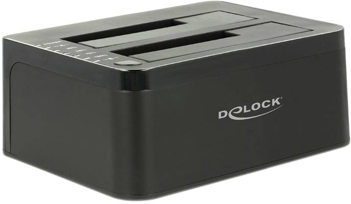 Delock 62661 SATA 6 Gb/s, prise femelle DC 3,5 mm Station d'accueil pour disque dur