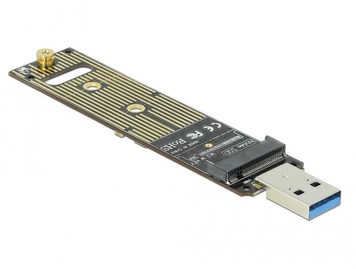 Delock 64069 Convertisseur d'interface [1x M2 - 1x USB 3.2 Gen 2]