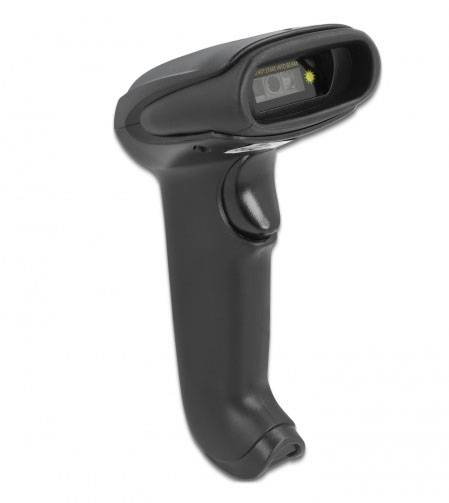 Delock 90562 Lecteur de code-barres 2D Bluetooth®, filaire 2D, 1D LED noir scanner à main