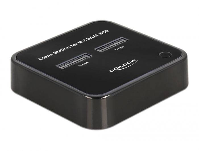 Delock 64178 USB-C® Station d'accueil pour disque dur avec fonction clonage