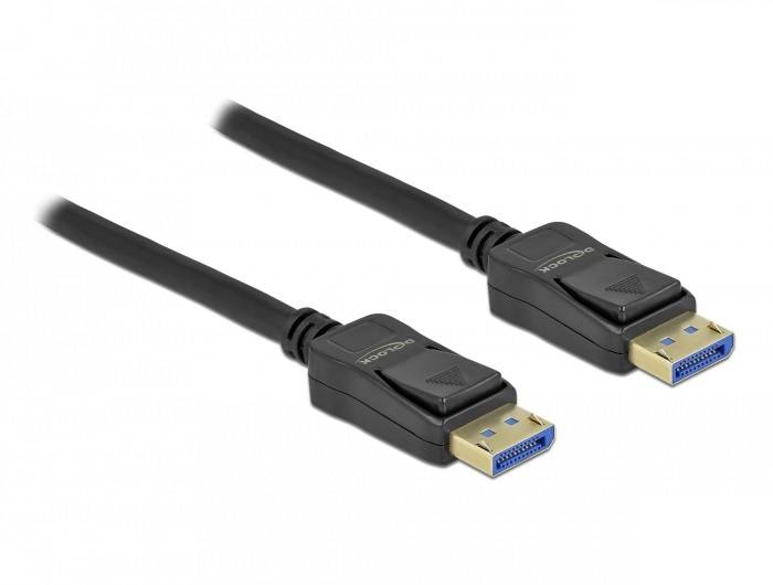 Deux câbles USB noirs avec des connecteurs bleus, sur un fond blanc. Adaptés pour le transfert de données et la charge.