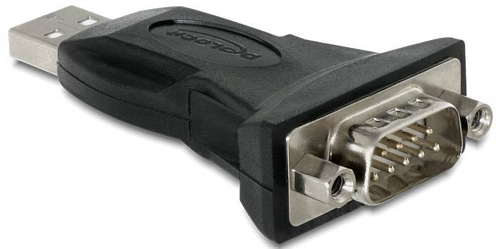 Delock USB 2.0 Adaptateur [1x USB 2.0 type A mâle - 1x série (9 pôles)] 61460
