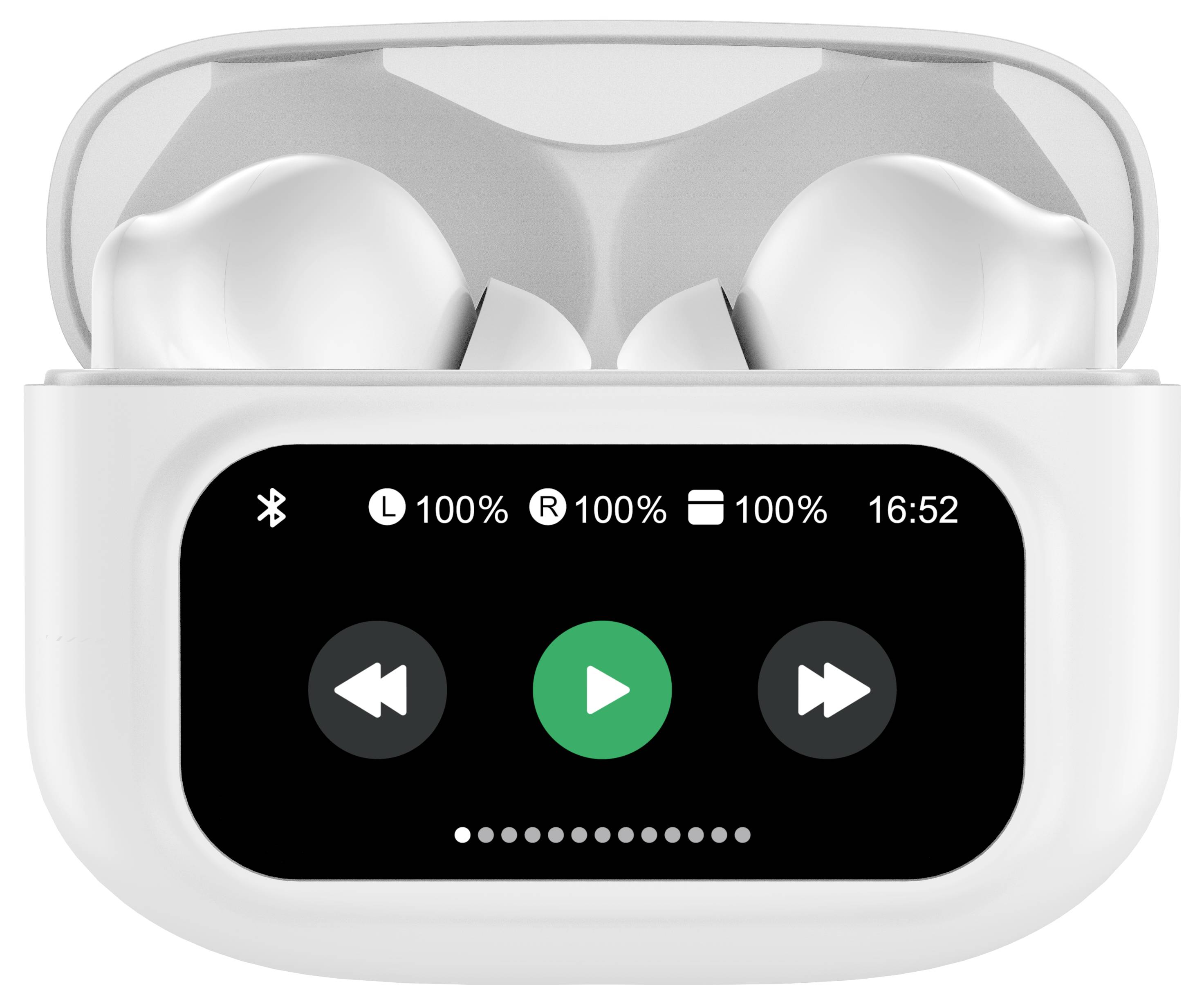 Denver TWD-305 Écouteurs intra-auriculaires Bluetooth blanc téléphone portable