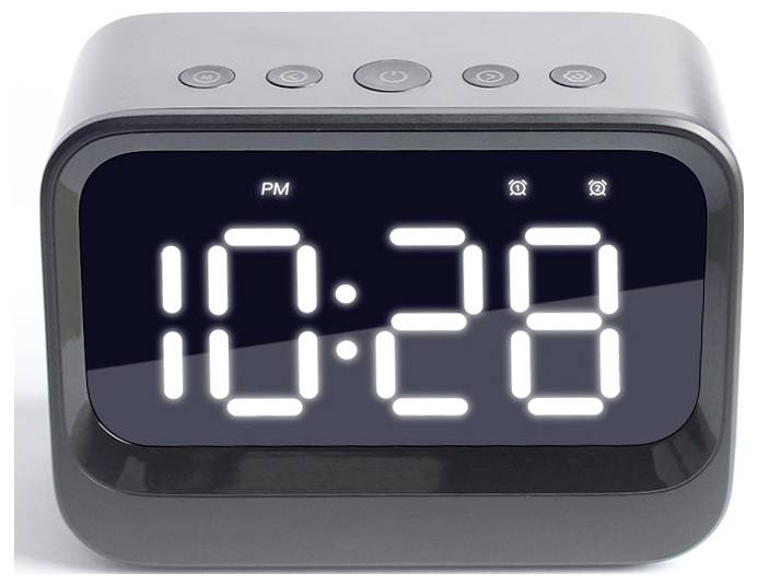 Denver EC-53B à quartz Réveil noir Heures de réveil 2