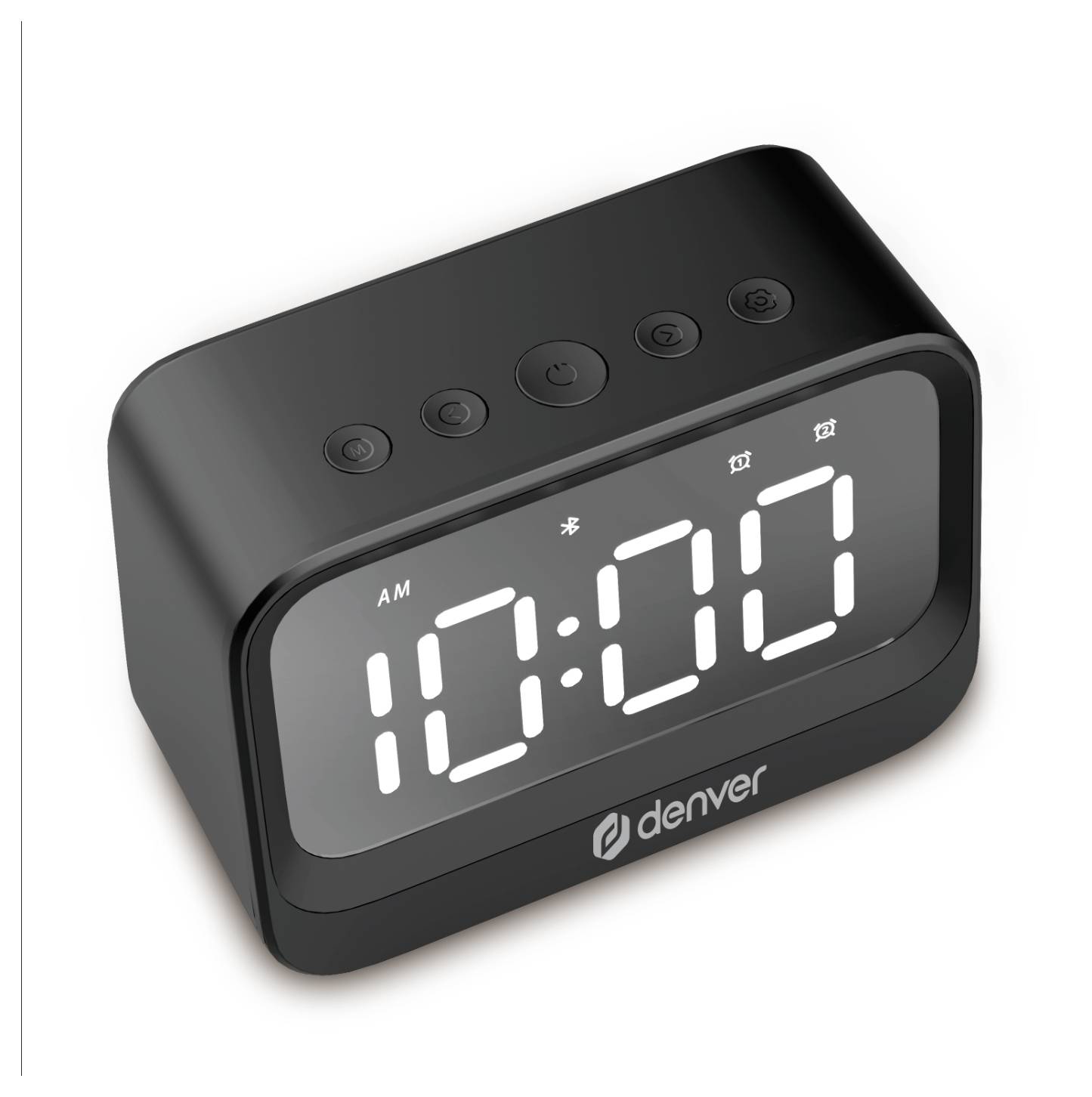 Denver EC-53B à quartz Réveil noir Heures de réveil 2