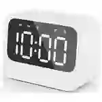 Denver EC-53W à quartz Réveil blanc Heures de réveil 2 Denver EC-53W à quartz Réveil blanc Heures de réveil 2