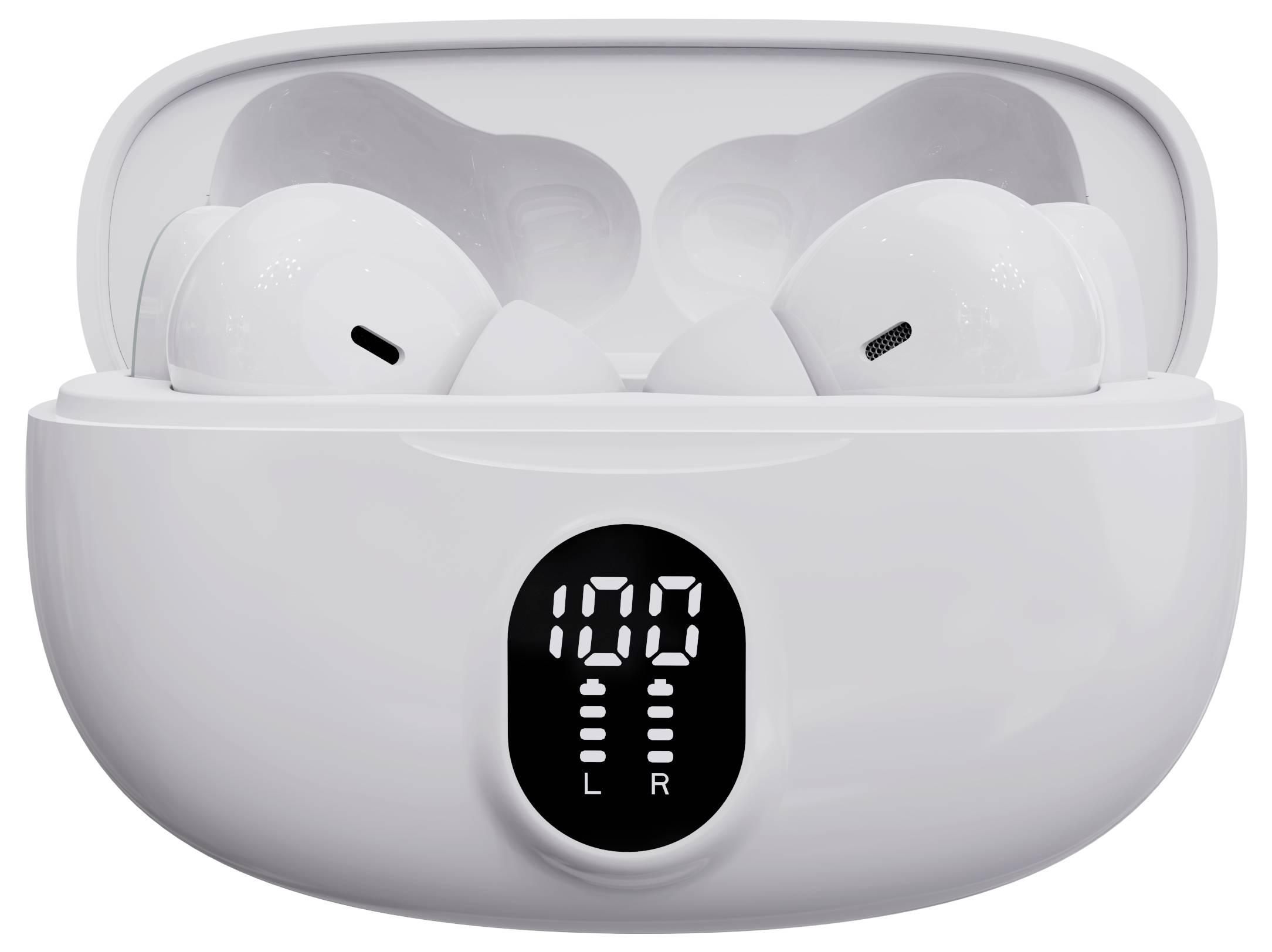Denver TWE-57W WHITE Écouteurs intra-auriculaires Bluetooth Stereo blanc téléphone portable
