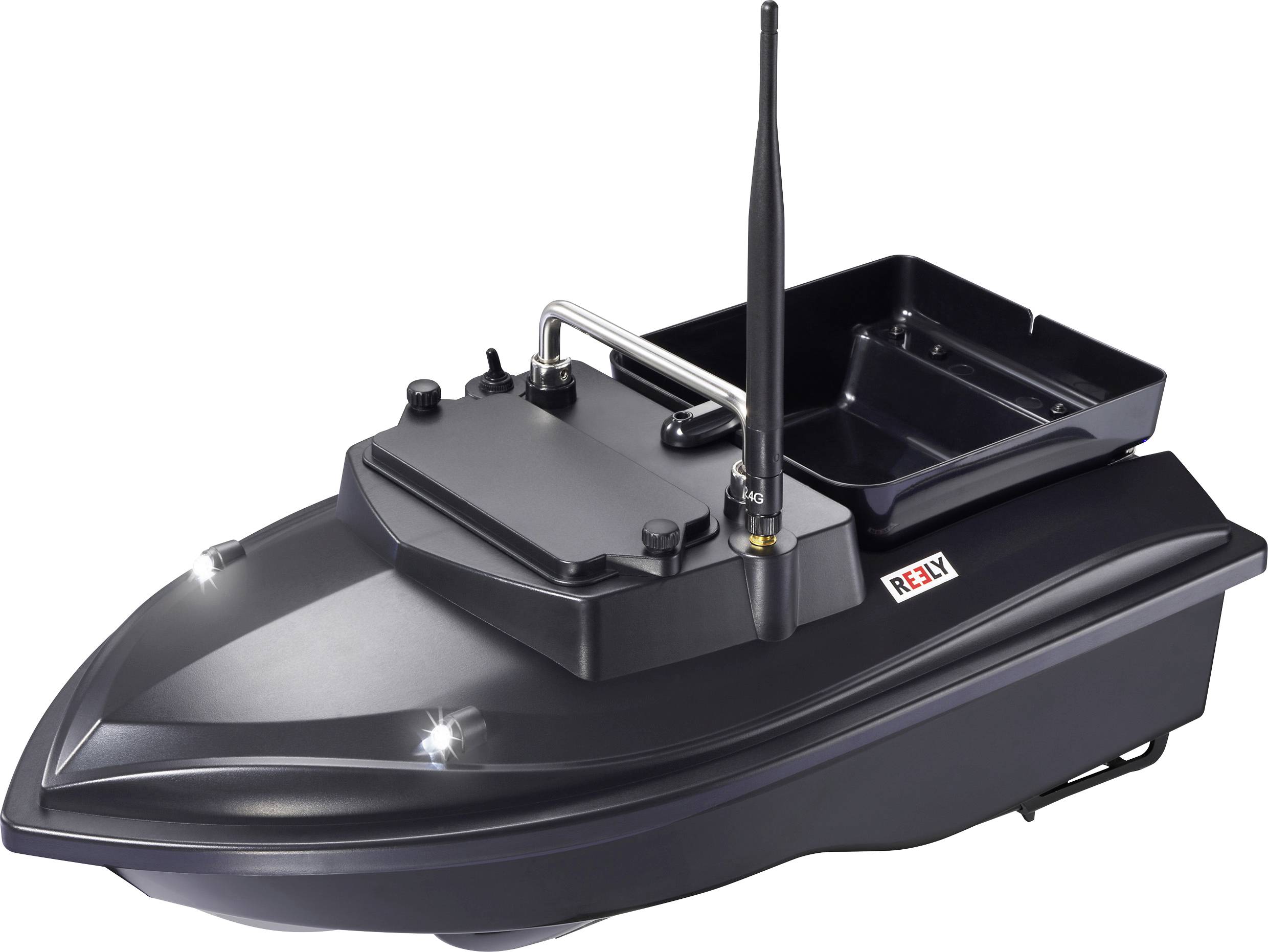 Reely RY-BT514 Bateau d'amorçage, bateau appât RC prêt à fonctionner (RtR) 514 mm