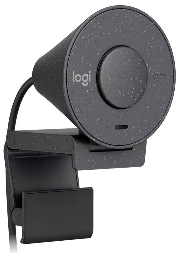 Webcam Full HD Logitech BRIO 305 graphit 1920 x 1080 Pixel cache intégré, microphone
