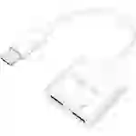 LogiLink UA0433 UA0433 USB-C® audio Adaptateur blanc LogiLink UA0433 UA0433 USB-C® audio Adaptateur blanc