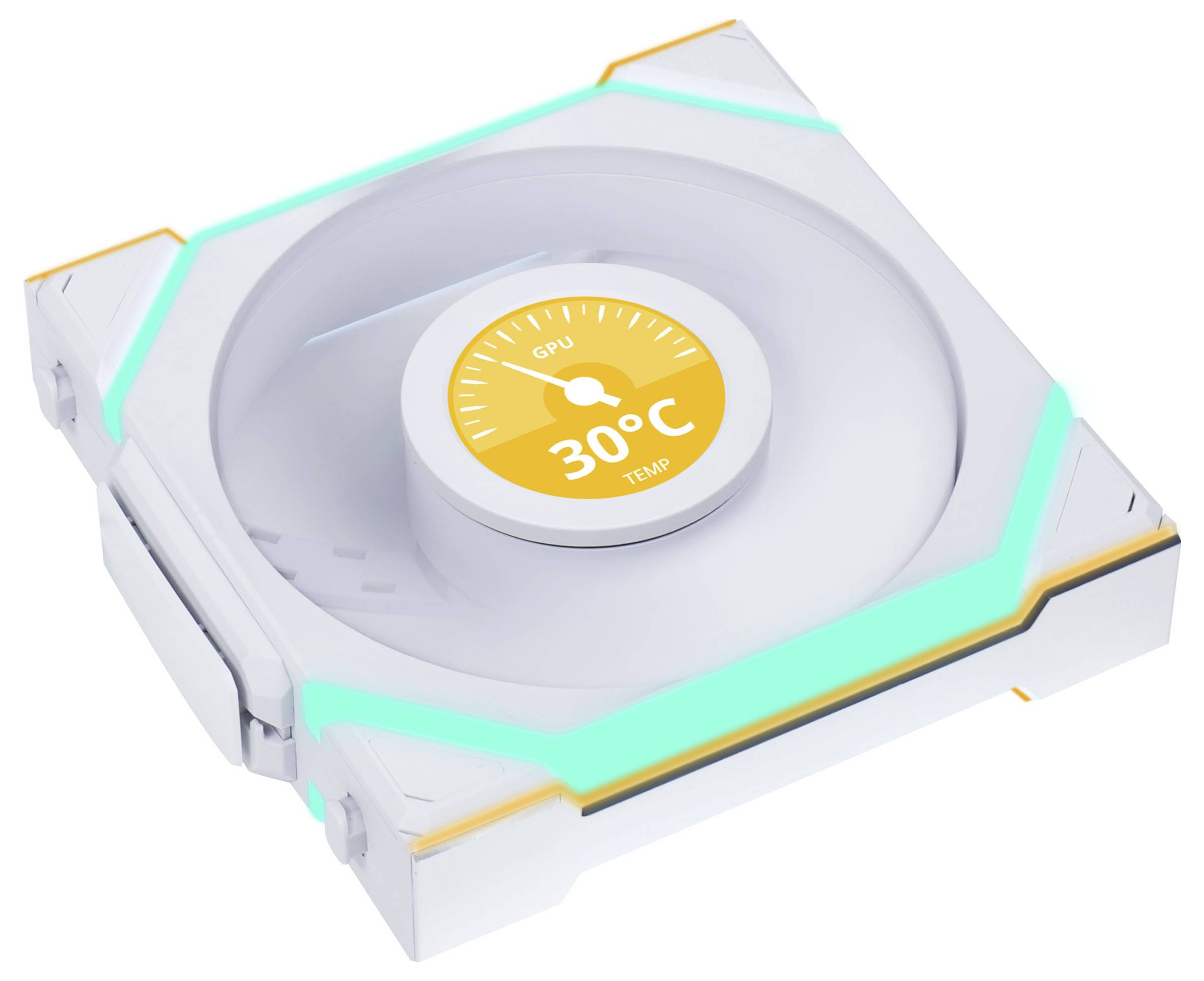 Lian Li Lian Li UNI FAN SL Wireless LCD Lüfter, ARGB, PWM, 3er-Pack inkl. Controller Ventilateur pour PC