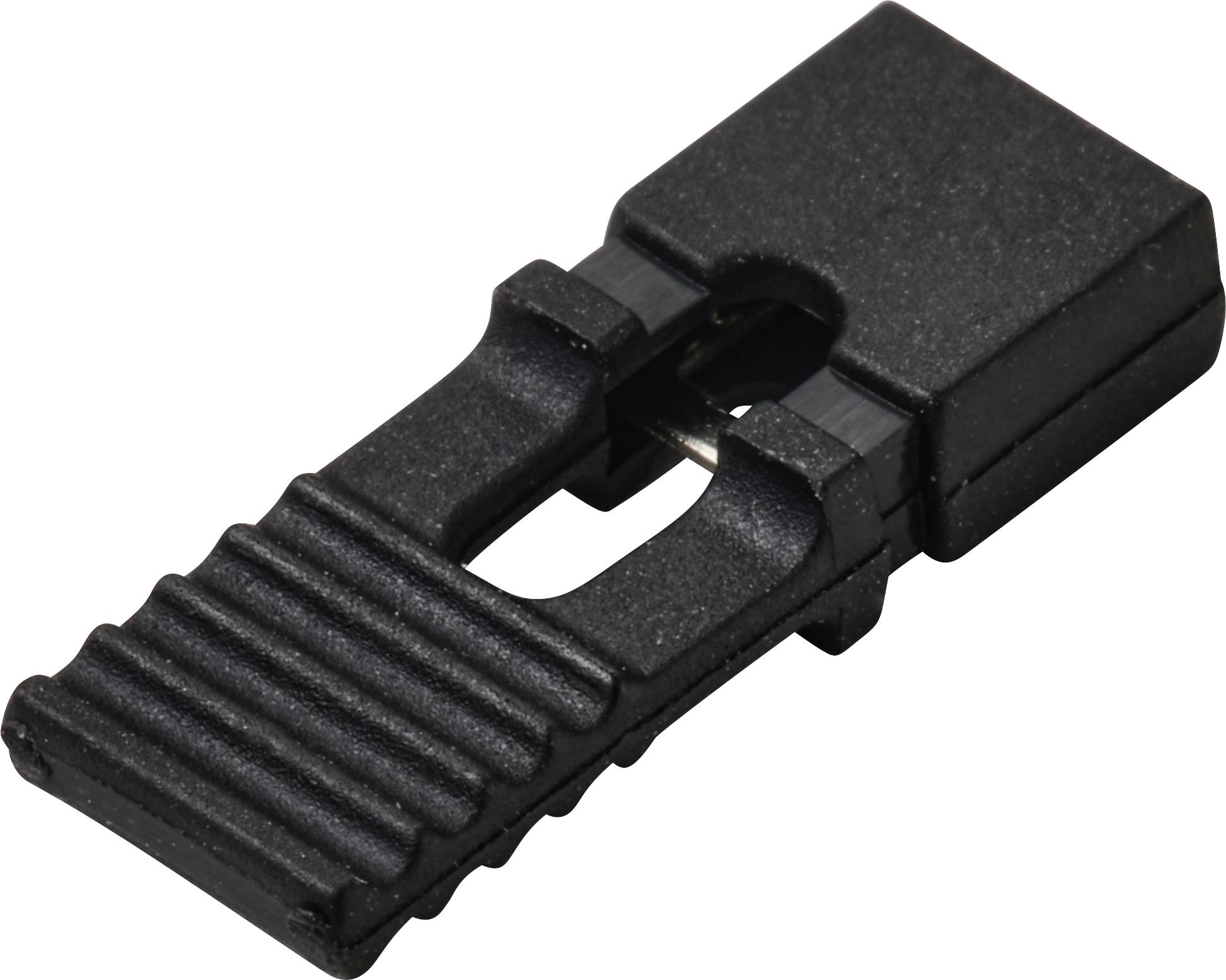 TRU COMPONENTS TC-13537768 Shunt Pas: 2.54 mm Nombre de pôles par rangée:2 Contenu: 100 pc(s)