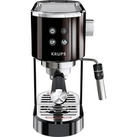 Krups EspressoVirtuoso+ XP444G Machine à expresso noir avec embout de mousseur à lait Krups EspressoVirtuoso+ XP444G Machine à expresso noir avec embout de mousseur à lait