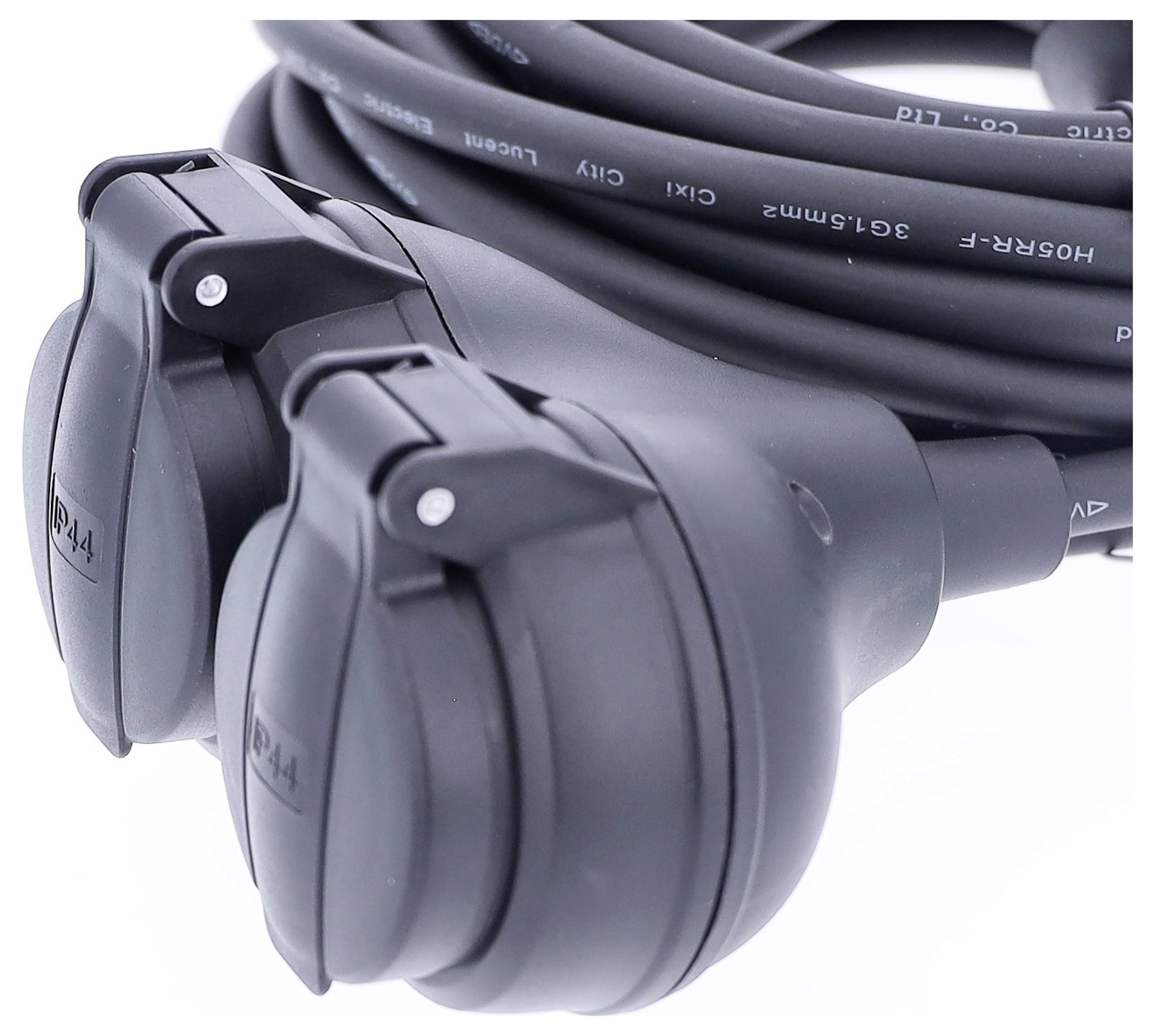 AS Schwabe 60662 Bloc multiprise noir