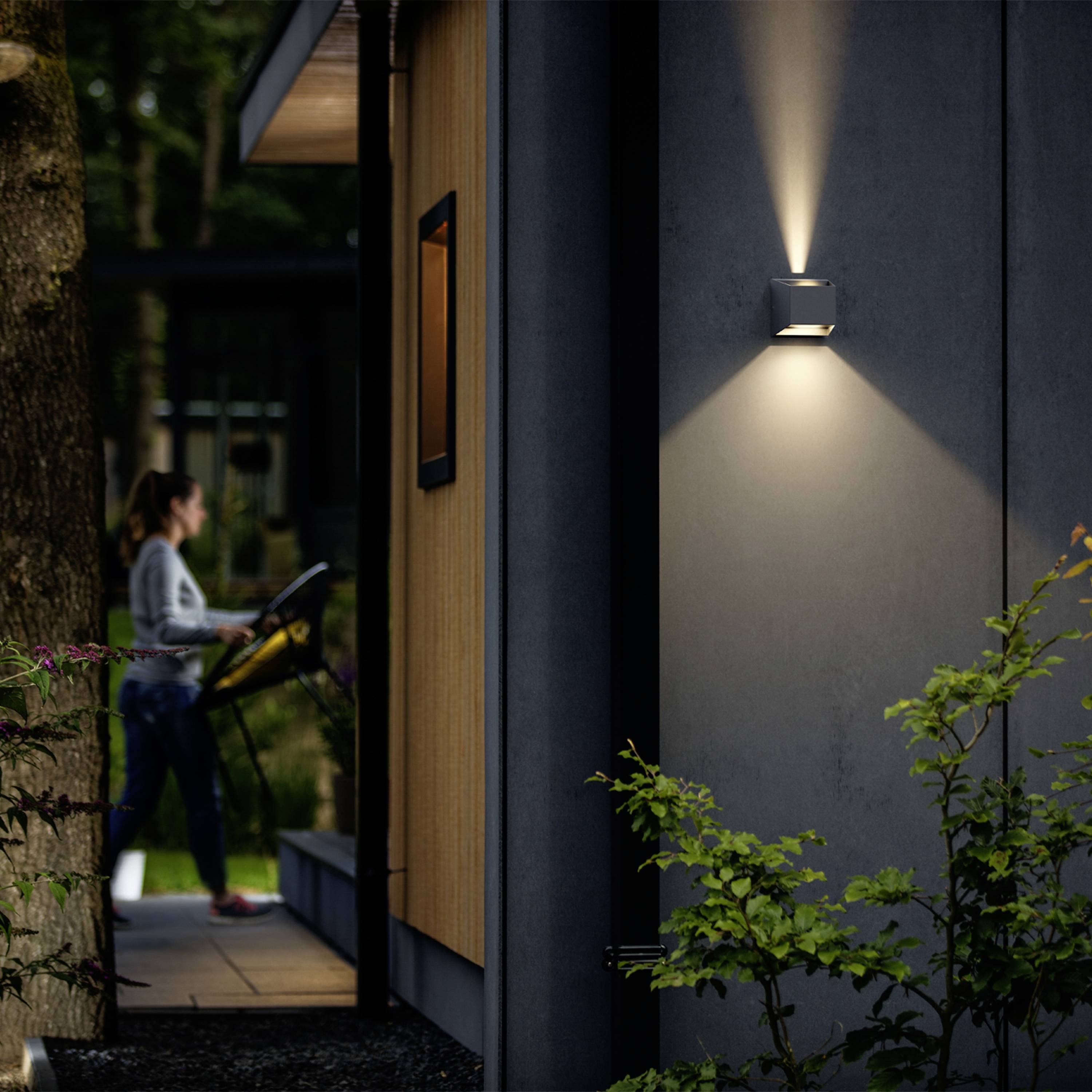 Philips LED Alix 929004140901 Applique LED extérieure LED 8.6 W anthracite