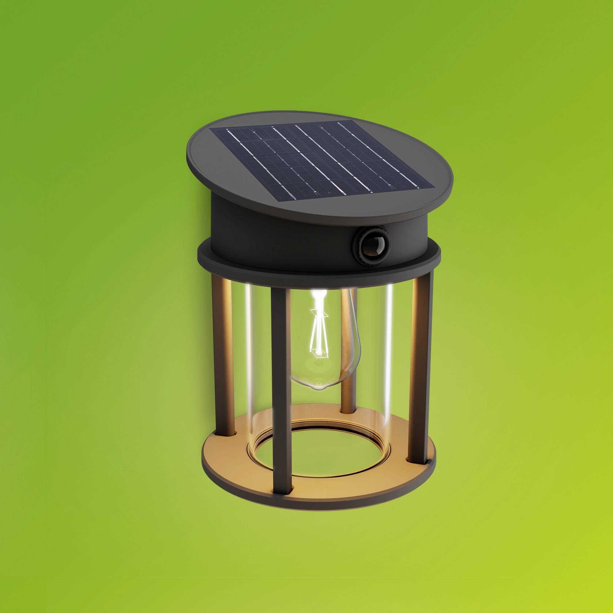 Philips LED Geri 929004633001 Applique solaire extérieure avec détecteur de mouvement LED 3.2 W noir