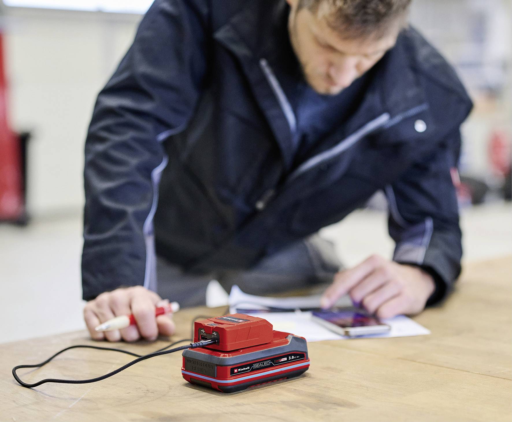 Einhell TC-CP 18 Li USB A/C-Solo 4514148 Adaptateur USB