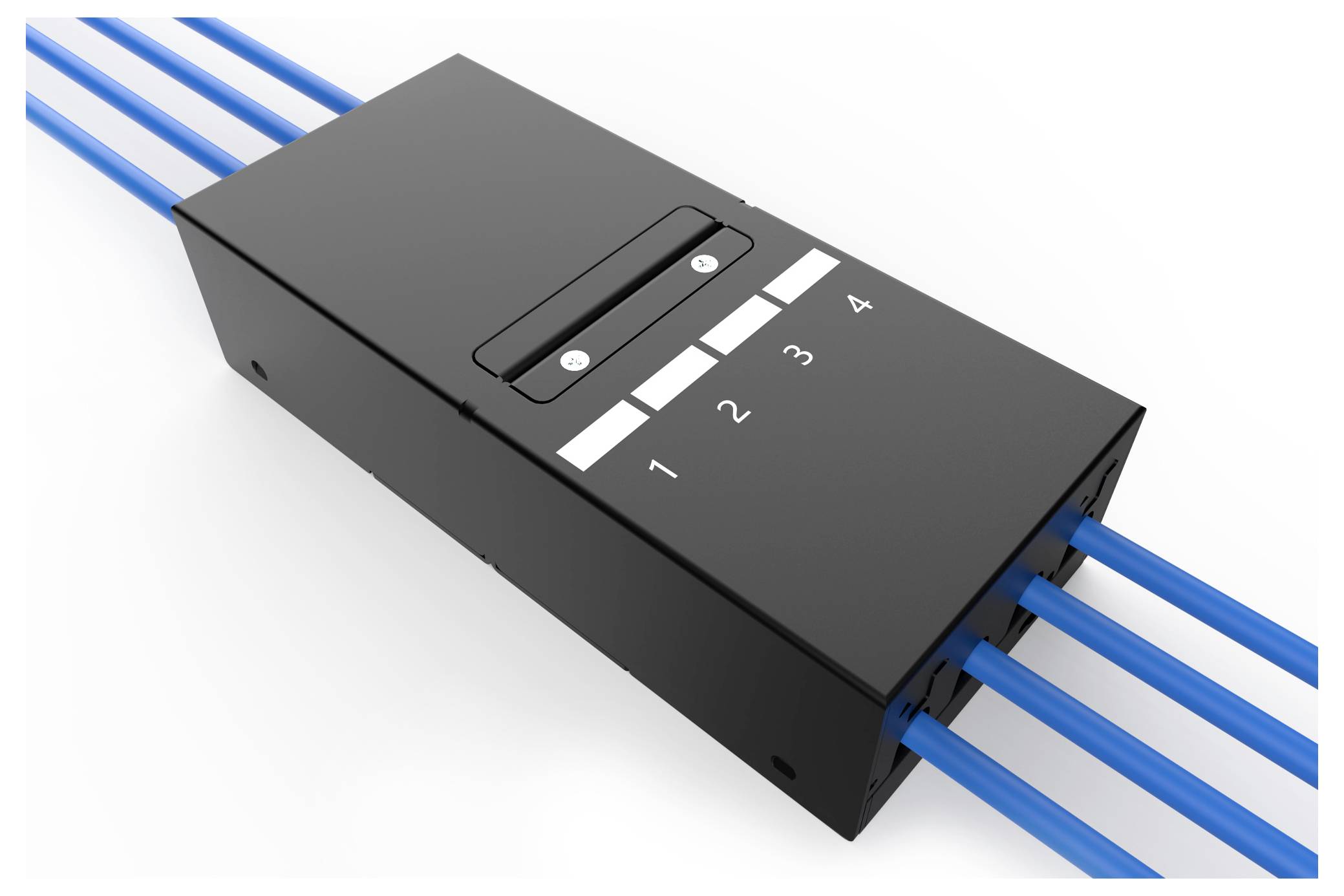 Digitus DN-93708-4 Support pour module RJ45 Keystone non équipé 1 pc(s)