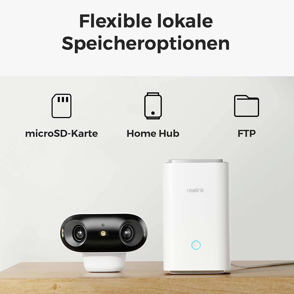 BWB4K01W Reolink Argus Series B740X Bluetooth, Wi-Fi IP Caméra de surveillance 5120 x 1440 pixels