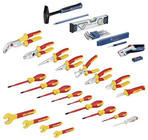 Bosch Professional 1600A02NG4 1600A02NG4 Jeu d'outils pour électricien
