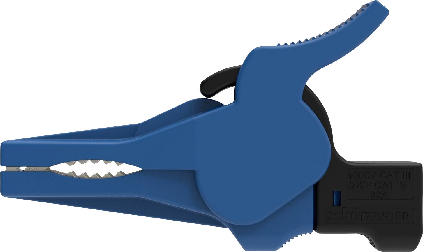 Schützinger SAK 9230 Ni / BL Pince crocodile de sécurité femelle bleu