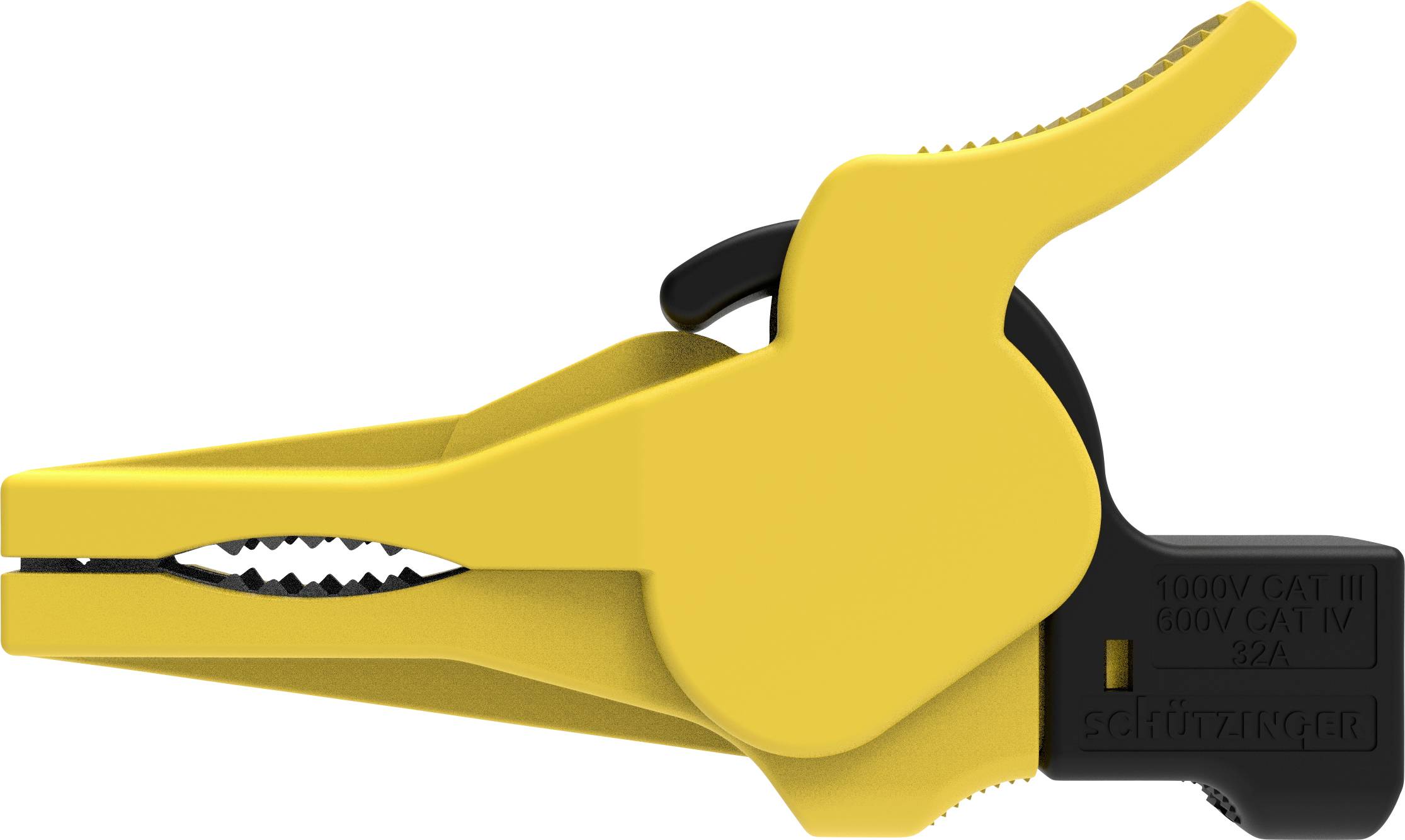 Schützinger SAK 9230 Ni / GE Pince crocodile de sécurité femelle jaune