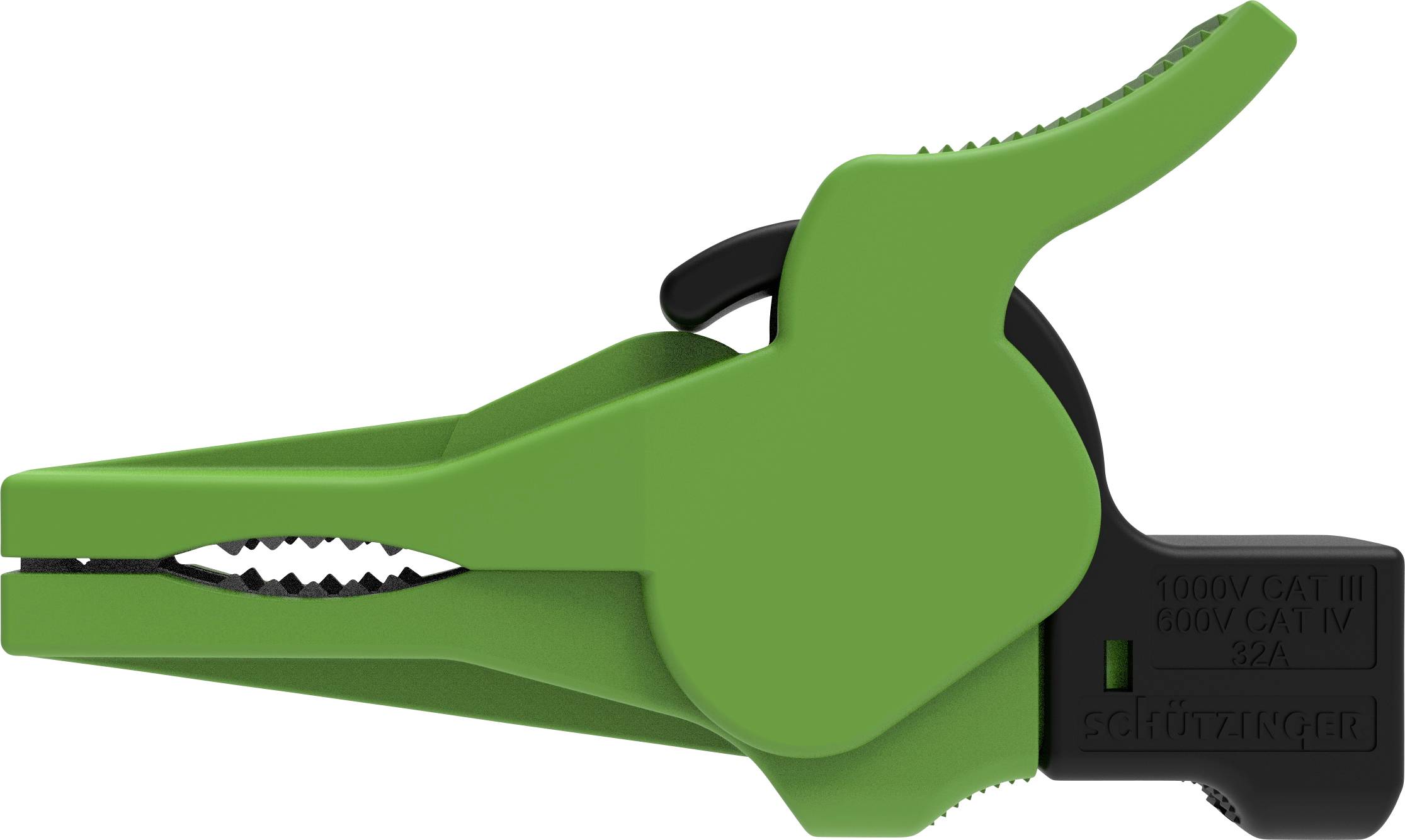 Schützinger SAK 9230 Ni / GN Pince crocodile de sécurité femelle vert