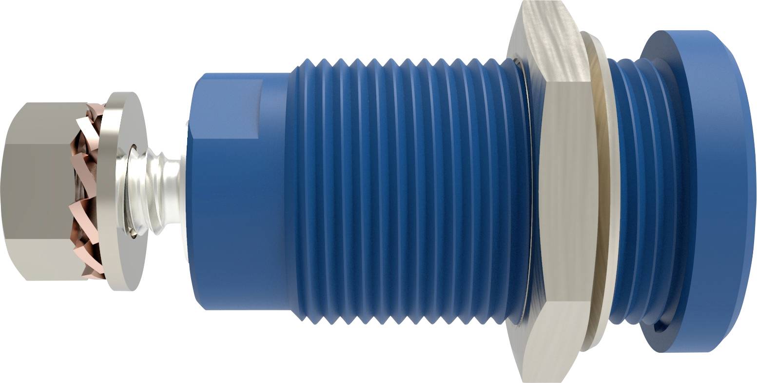 Schützinger DI SEB 9424 Ni / BL Prise encastrée de sécurité droit bleu 1 pc(s)