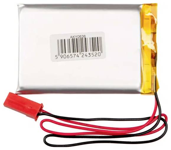 Akyga LP603048 Pack de piles rechargeables x batterie spéciale LiPo 3.7 V 850 mAh