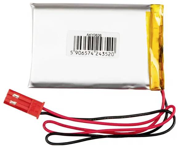 Akyga LP603450 Pack de piles rechargeables x batterie spéciale LiPo 3.7 V 1200 mAh