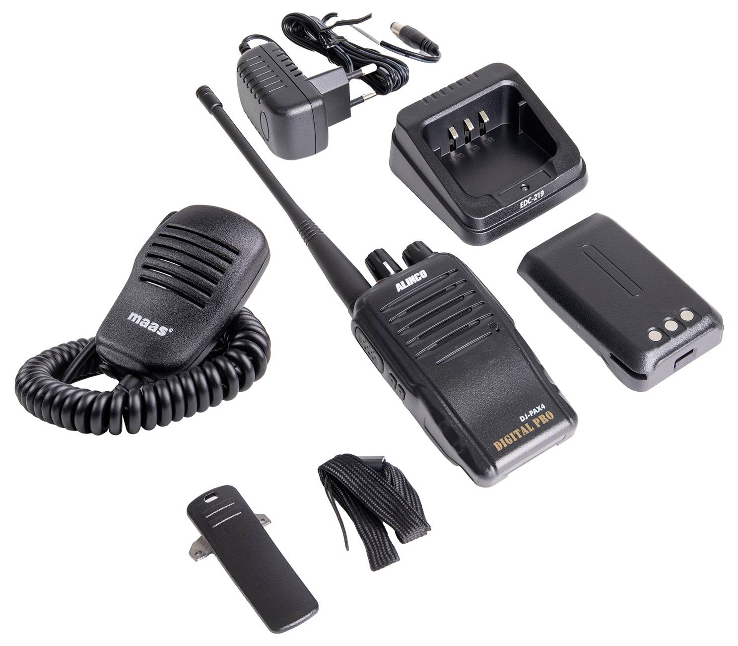Alinco Team-Set DJ-PAX-4 + KEP-360-K 150098 Talkie-walkie PMR jeu de 5