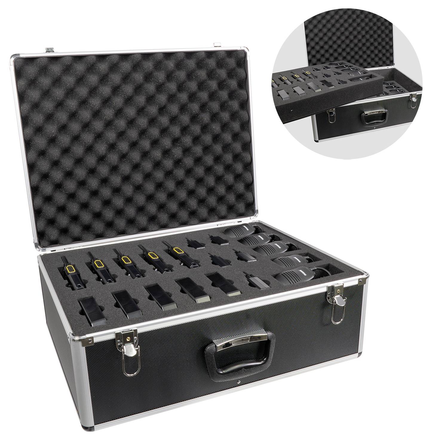 MAAS Elektronik Team-Set PT-375 KEP-360-K 150114 Talkie-walkie PMR jeu de 10