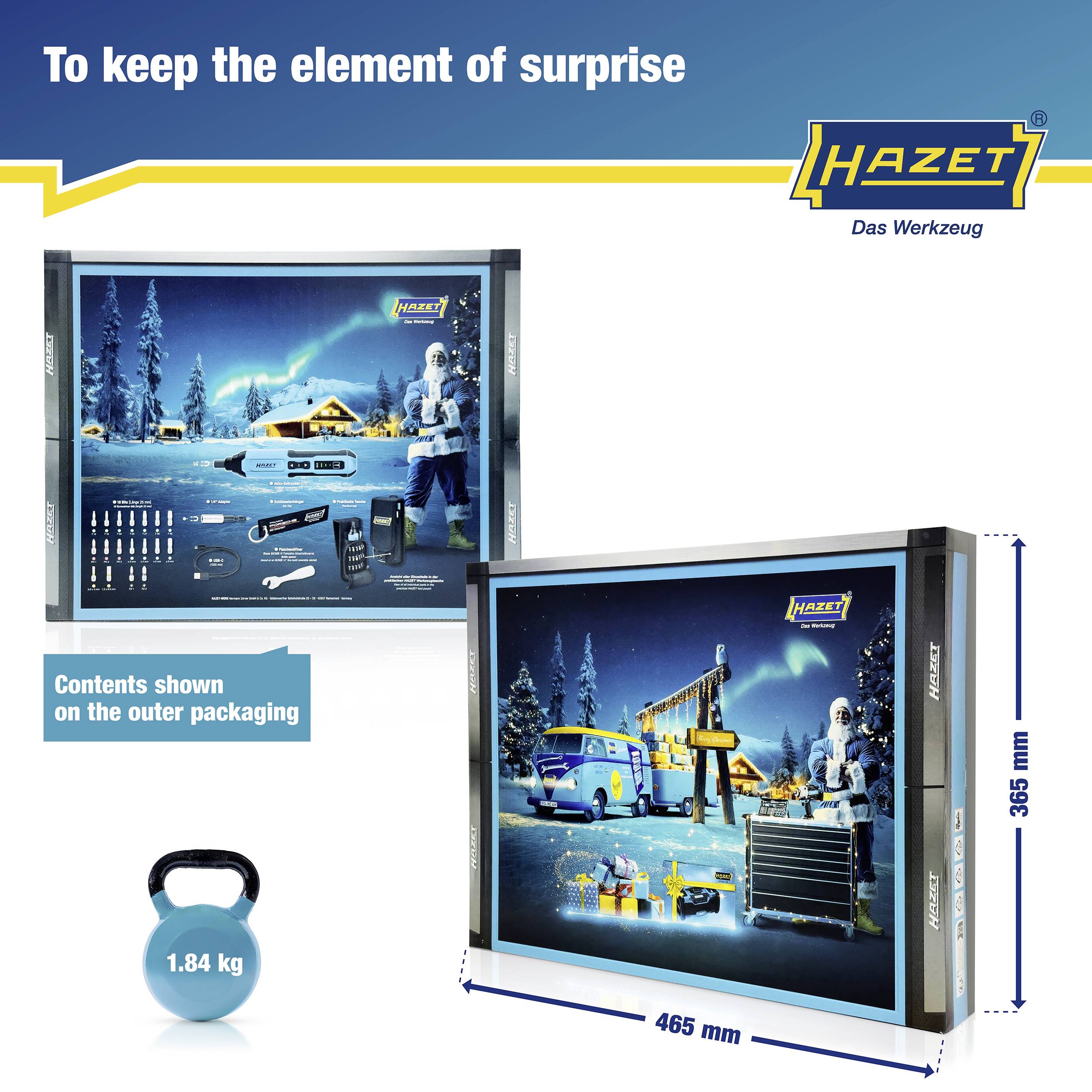Hazet outil Calendrier de l'Avent