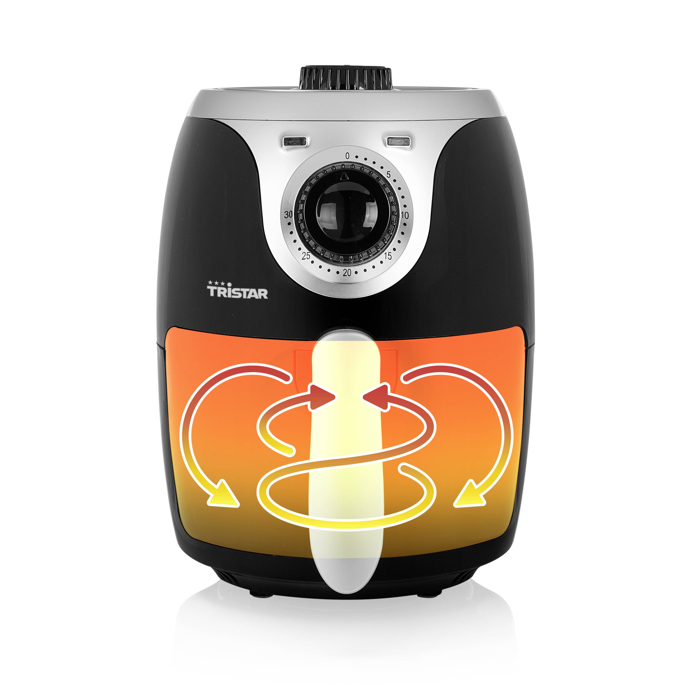 Tristar Friteuse à air chaud 2 l 1000 W noir, argent