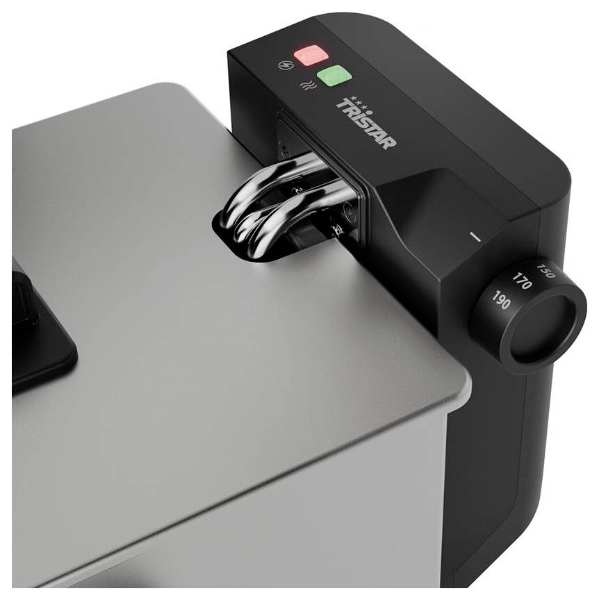 Tristar Friteuse 3 l 2000 W argent, noir