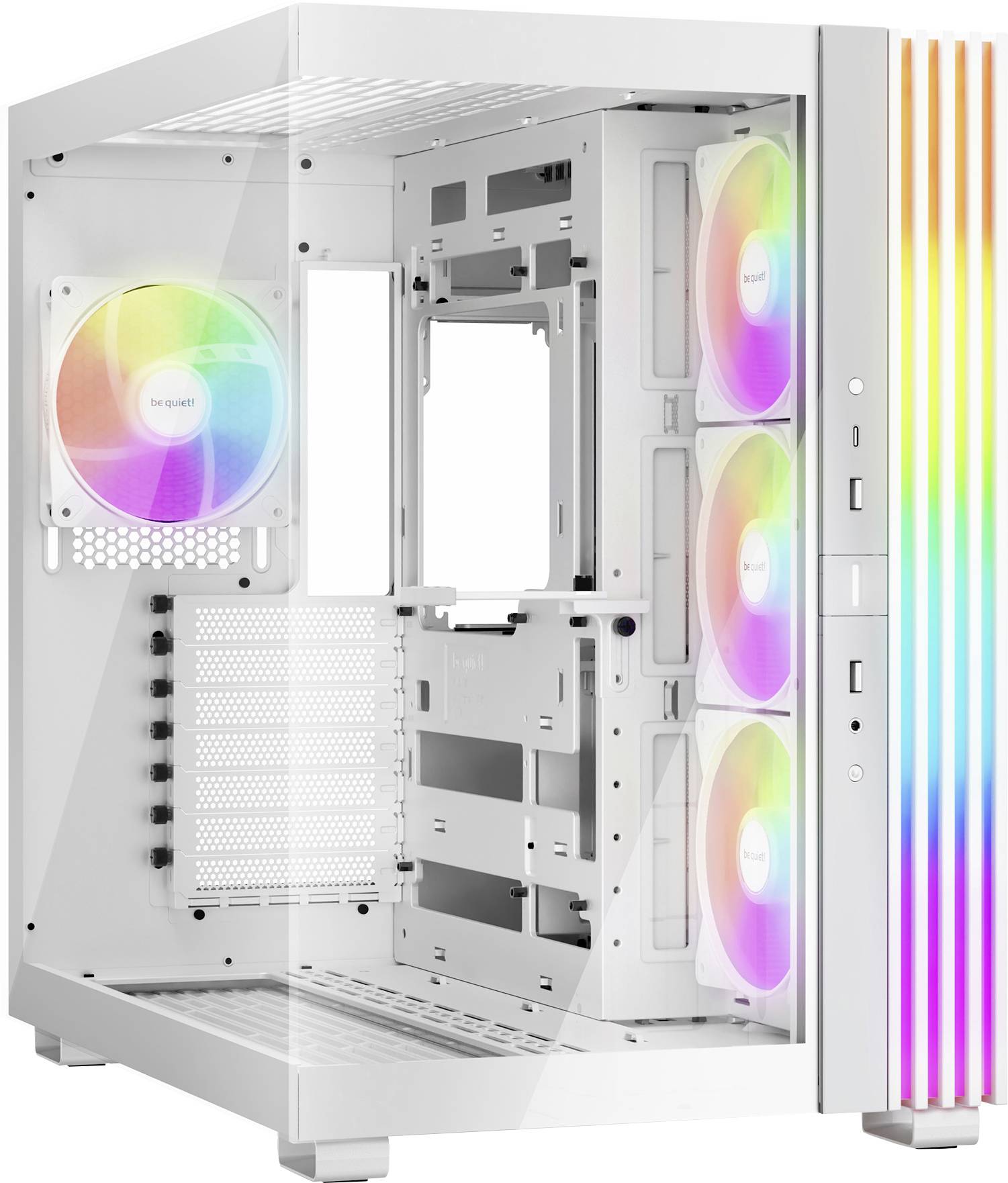 Tour midi BeQuiet LIGHT BASE 600 LX White Boîtier PC blanc