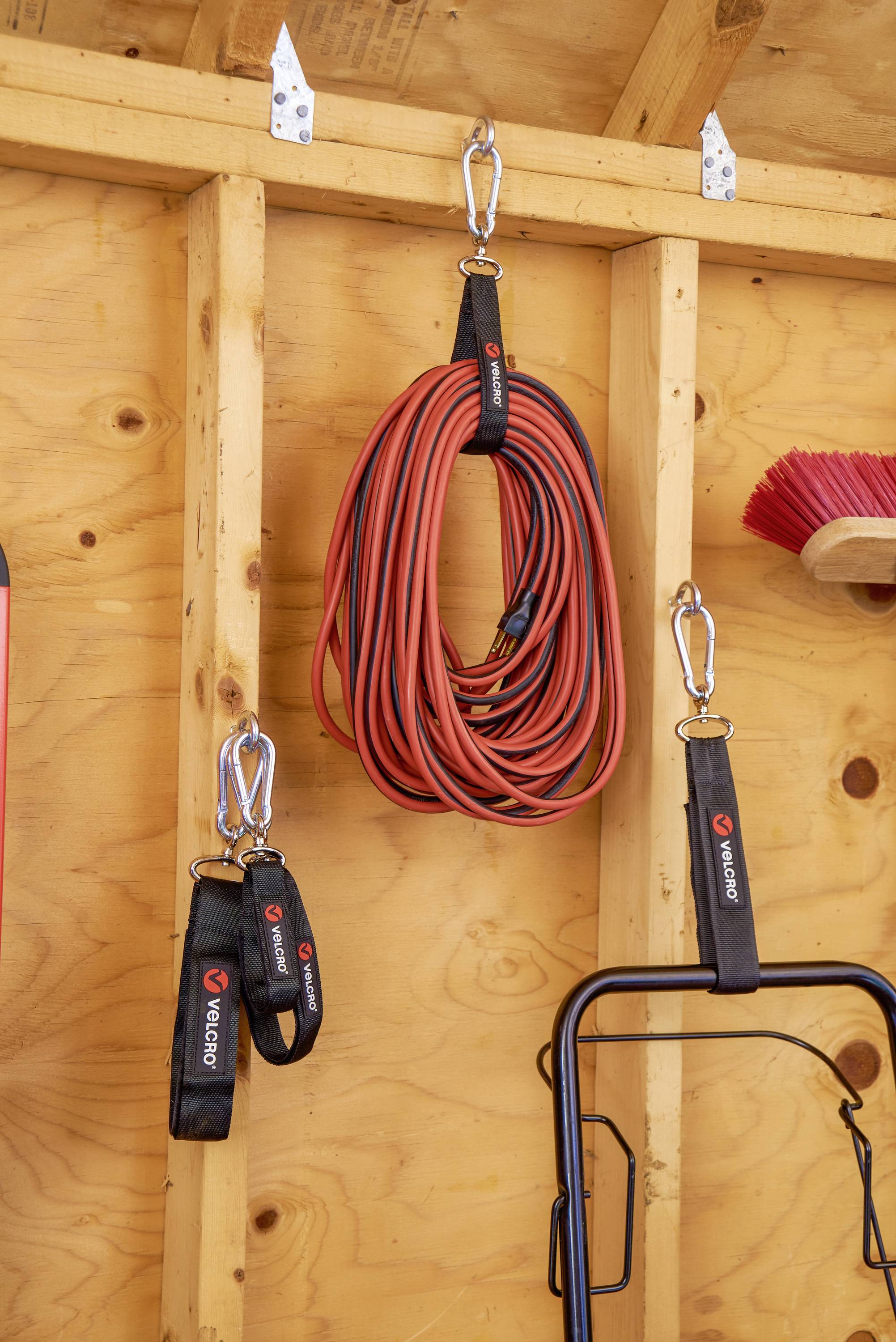 VELCRO® Ceinture auto-agrippante avec boucle extra-fort (L x l) 610 mm x 25 mm noir 1 pc(s)