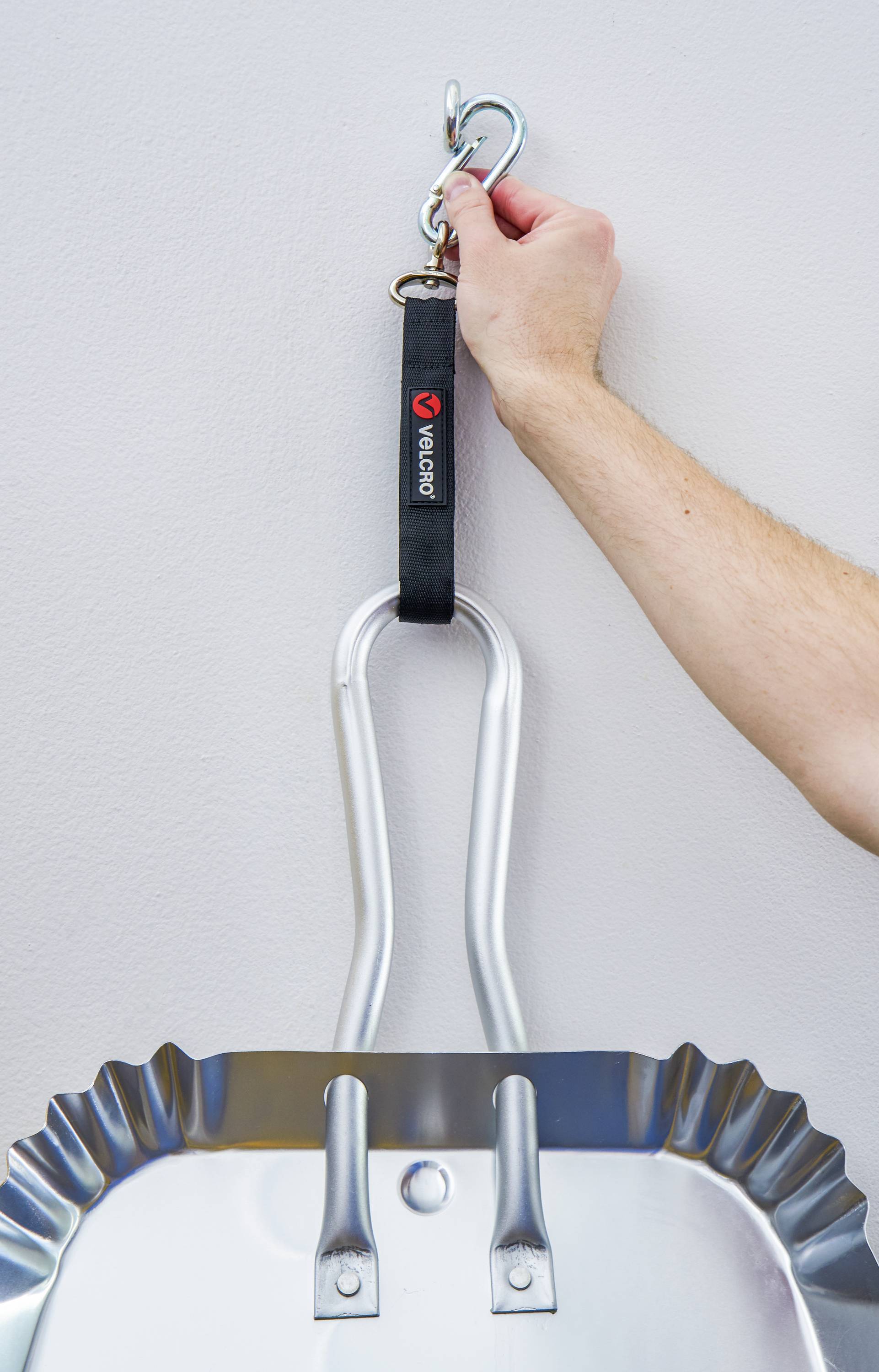 VELCRO® Ceinture auto-agrippante avec boucle extra-fort (L x l) 610 mm x 25 mm noir 1 pc(s)