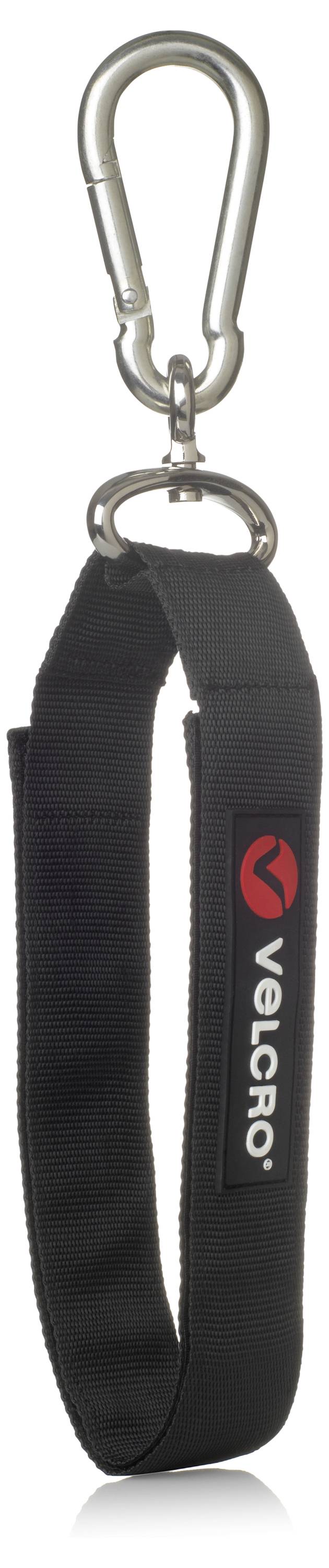 VELCRO® Ceinture auto-agrippante avec boucle extra-fort (L x l) 813 mm x 25 mm noir 1 pc(s)