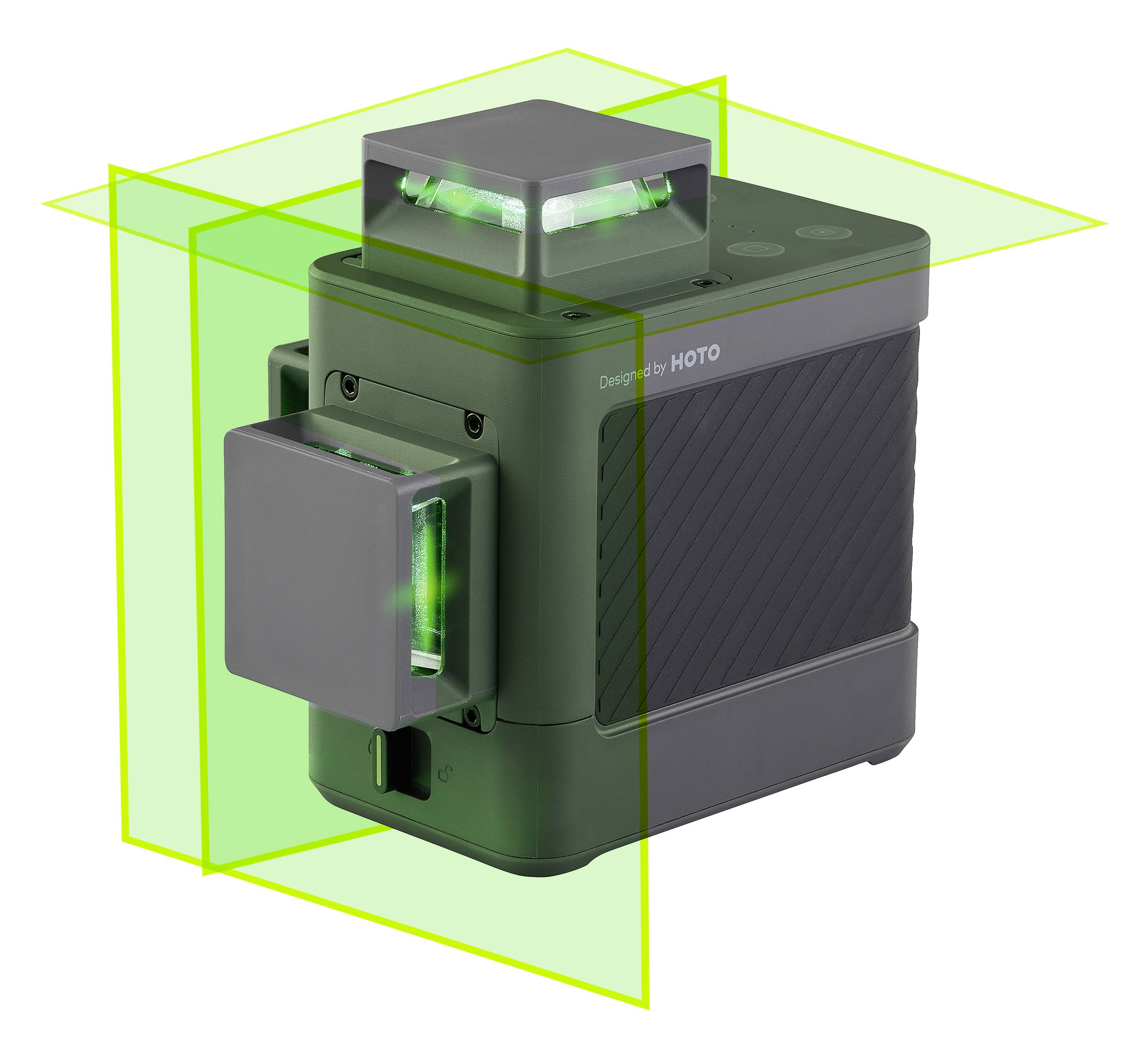 HOTO QWFGJ002 Laser en croix Laser vert Portée (max.): 30 m