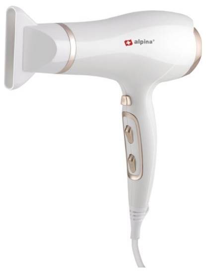 Alpina Switzerland 871125218831 Sèche-cheveux blanc, or rose